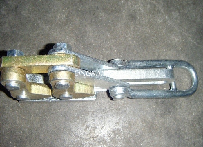 أدوات حبلا فولاذية 25-50GJ SKDS / 10 KN قابض كبل فولاذي أرضي مزدوج الكامة