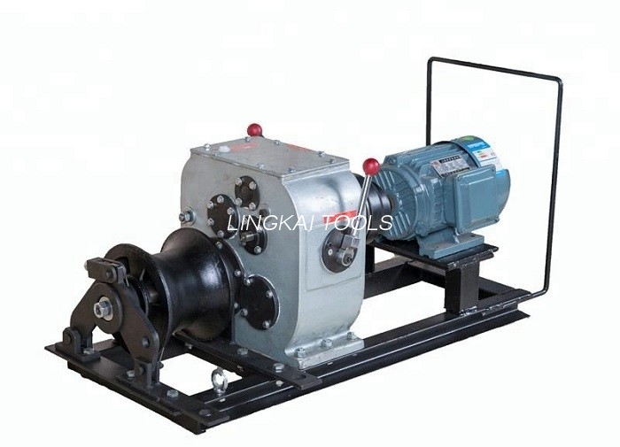 آلة بكرة الكابلات الكهربائية 50KN 380V / أدوات سحب الأسلاك ضمان 3 سنوات